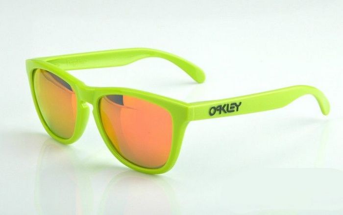 green frame oakley sunglasses