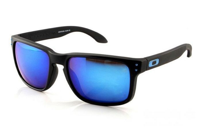 black and blue oakley sunglasses