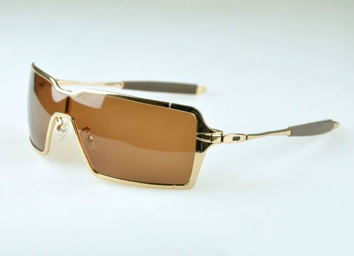 oakley gold frame sunglasses